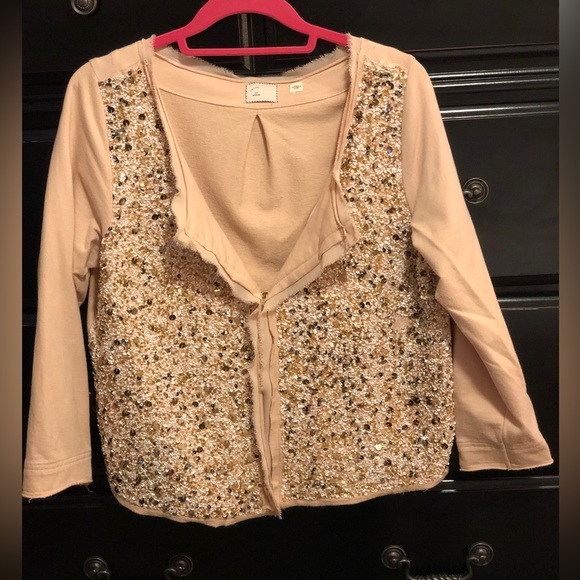 Anthropology Beaded Cardigan - Picture 2 of 9